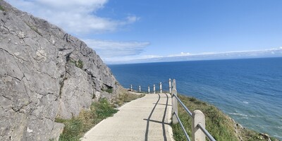 Coastal footpath