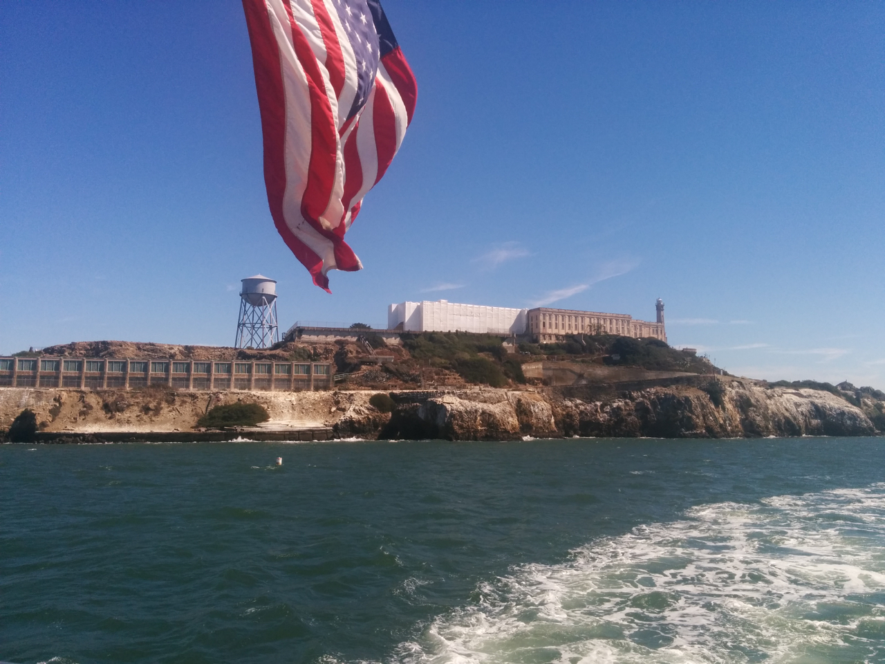 Alcatraz landing