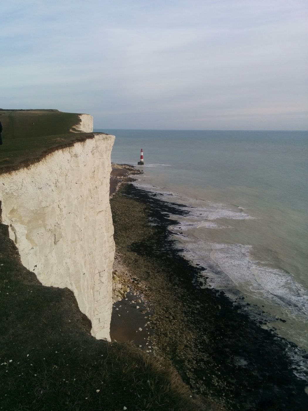 Cliff edge on the south coast of England