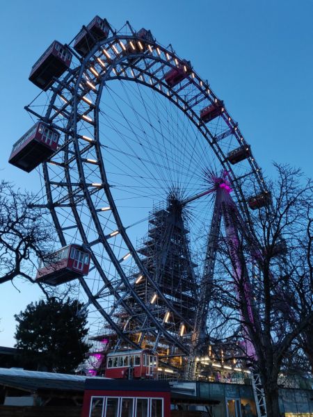 View of Giant Ferris Wheel (Wiener Riesenrad)