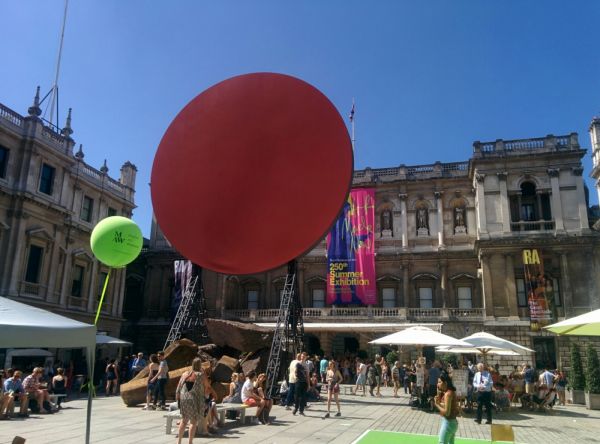 View of Royal Academy of Arts. 250th Summer Exhibition
