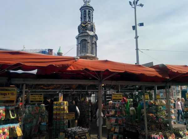 View of Flower Market (Bloemenmarkt)