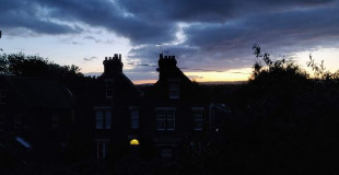 Kent Weald sunset view from Tonbridge